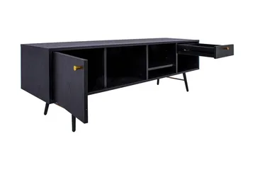 Luxemburg Tv-Bänk Svart/Koppar - Möbler - Vardagsrum - Tv-möbler & mediamöbler - Tv-bänkar