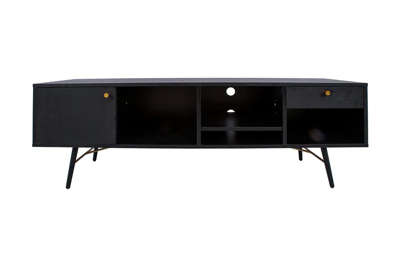 Luxemburg Tv-Bänk Svart/Koppar - Möbler - Vardagsrum - Tv-möbler & mediamöbler - Tv-bänkar