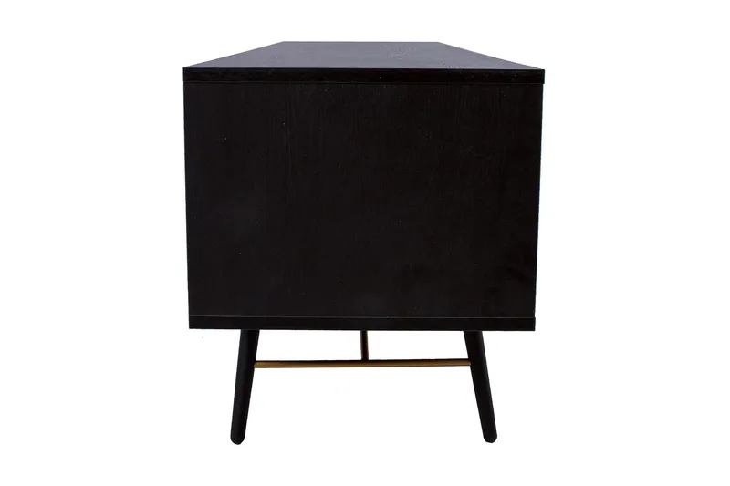 Luxemburg Tv-Bänk Svart/Koppar - Möbler - Vardagsrum - Tv-möbler & mediamöbler - Tv-bänkar