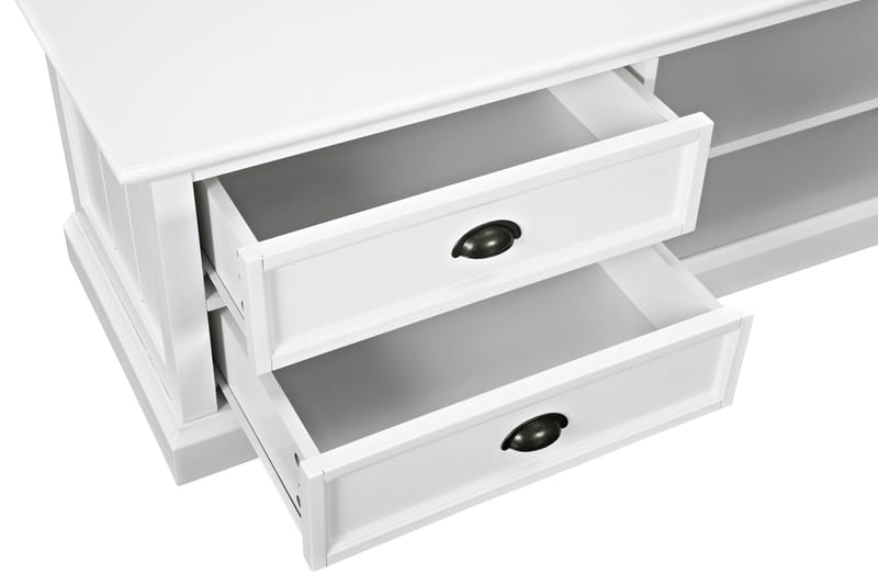 MACKAY TV-bänk 120 cm Hylla Vit - Möbler - Vardagsrum - Tv-möbler & mediamöbler - Tv-bänkar