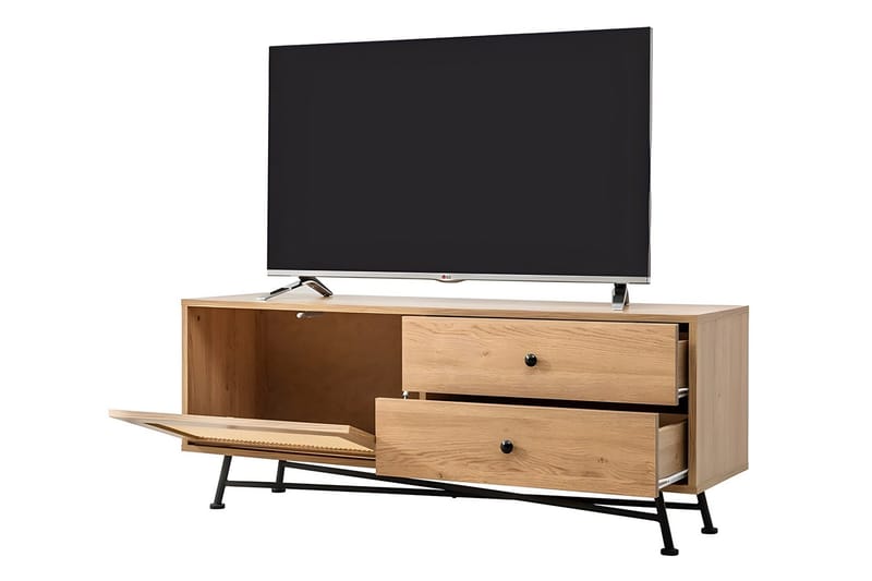 Makwana Tv-bänk 140 cm - Natural - Möbler - Vardagsrum - Tv-möbler & mediamöbler - Tv-bänkar