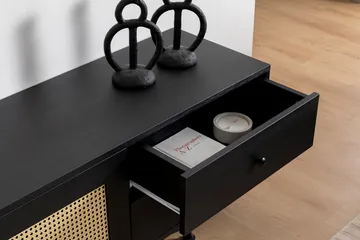 Makwana Tv-bänk 180 cm - Svart - Möbler - Vardagsrum - Tv-möbler & mediamöbler - Tv-bänkar