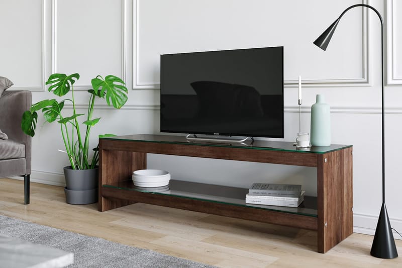 Malmby TV-bänk 140 cm - Brun - Möbler - Vardagsrum - Tv-möbler & mediamöbler - Tv-bänkar
