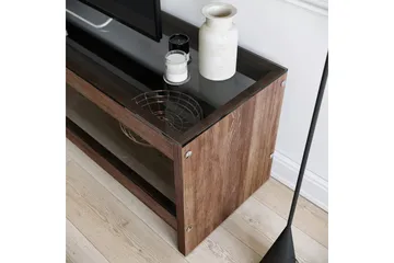 Malmby TV-bänk 140 cm - Mörkbrun - Möbler - Vardagsrum - Tv-möbler & mediamöbler - Tv-bänkar