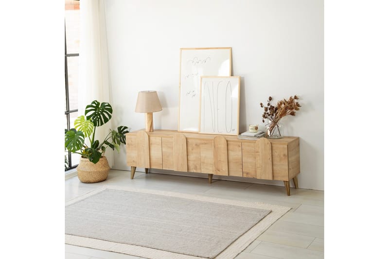 Malpani Tv-bänk 180 cm - Ek - Möbler - Vardagsrum - Tv-möbler & mediamöbler - Tv-bänkar