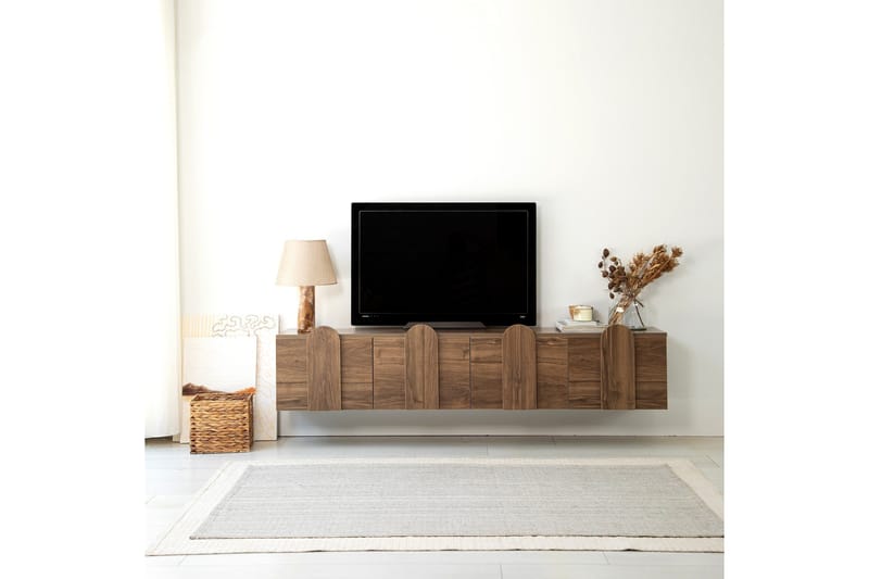 Malpani Tv-bänk 180 cm - Valnöt - Möbler - Vardagsrum - Tv-möbler & mediamöbler - Tv-bänkar
