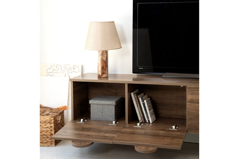 Malpani Tv-bänk 180 cm - Valnöt - Möbler - Vardagsrum - Tv-möbler & mediamöbler - Tv-bänkar