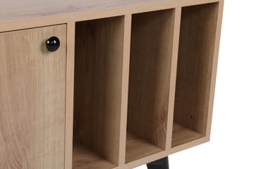 Maolina Retro Tv-bänk 150 cm med Förvaring i Trä - Ljusbrun - Möbler - Vardagsrum - Tv-möbler & mediamöbler - Tv-bänkar