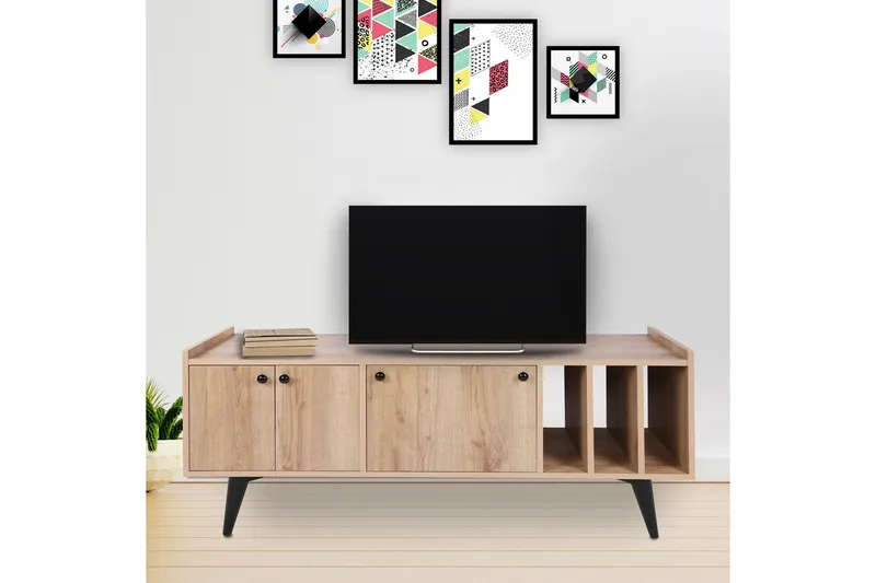 Maolina Tv-bänk 150 cm, Natur