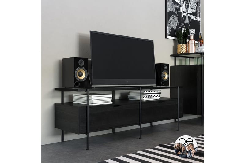Marinko Tv-bänk - Svart - Möbler - Vardagsrum - Tv-möbler & mediamöbler - Tv-bänkar