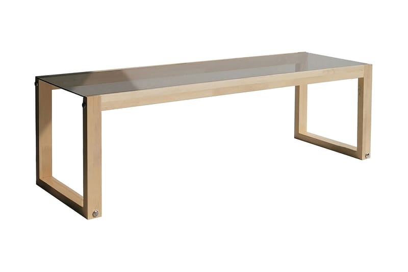 MASCONE Tv-bänk 130 cm Natur - Möbler - Vardagsrum - Tv-möbler & mediamöbler - Tv-bänkar