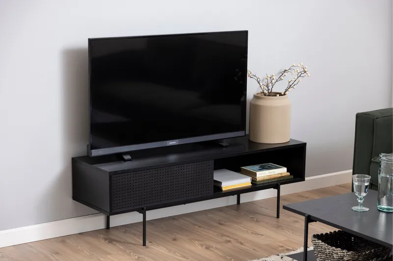 Mehoopany Tv-bänk 40 cm - Svart - Möbler - Vardagsrum - Tv-möbler & mediamöbler - Tv-bänkar