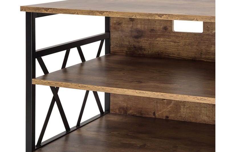 Melnychuk TV-Bänk 120 cm - Brun - Möbler - Vardagsrum - Tv-möbler & mediamöbler - Tv-bänkar