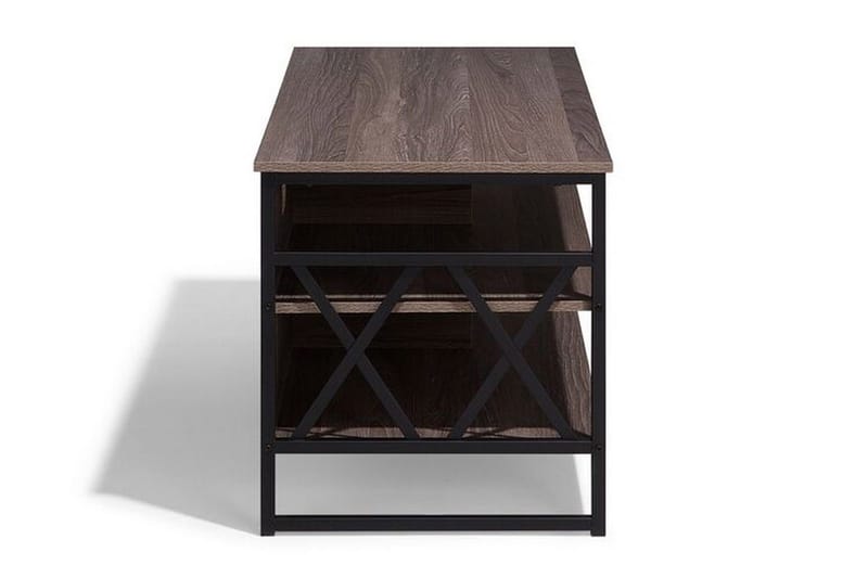 Melnychuk TV-Bänk 120 cm - Mörkbrun - Möbler - Vardagsrum - Tv-möbler & mediamöbler - Tv-bänkar