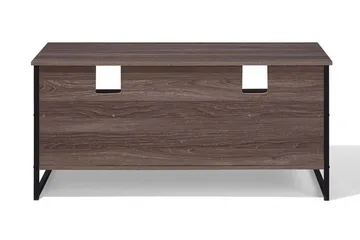 Melnychuk TV-Bänk 120 cm - Mörkbrun - Möbler - Vardagsrum - Tv-möbler & mediamöbler - Tv-bänkar
