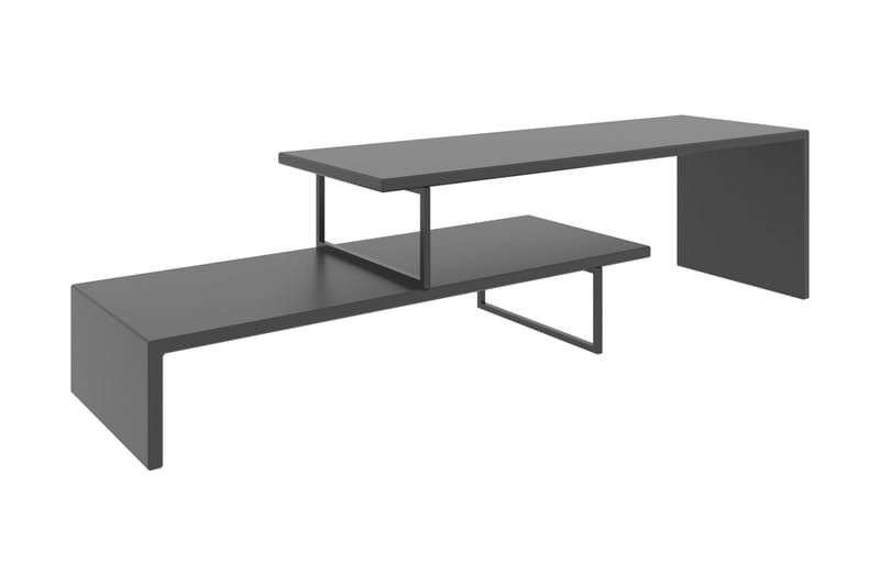 MERSTHAM TV-Bänk 120 cm Svart/Antracit - Möbler - Vardagsrum - Tv-möbler & mediamöbler - Tv-bänkar