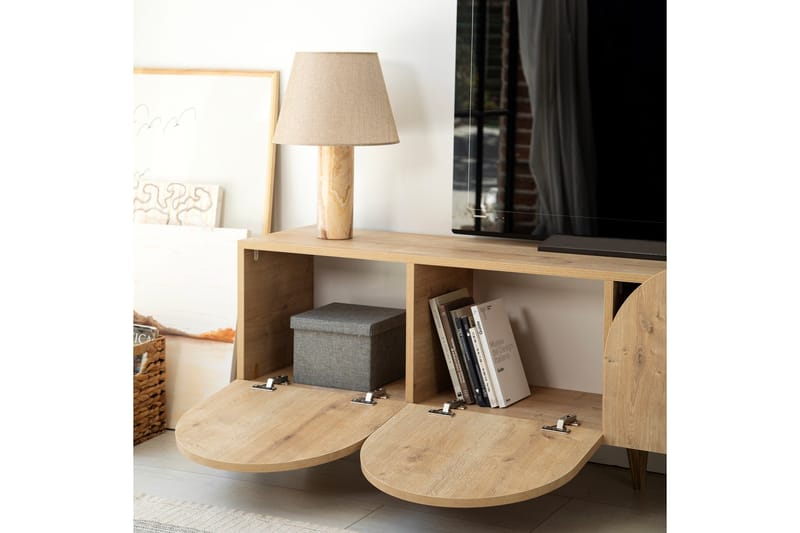 Mesta Tv-bänk 180 cm - Ek - Möbler - Vardagsrum - Tv-möbler & mediamöbler - Tv-bänkar