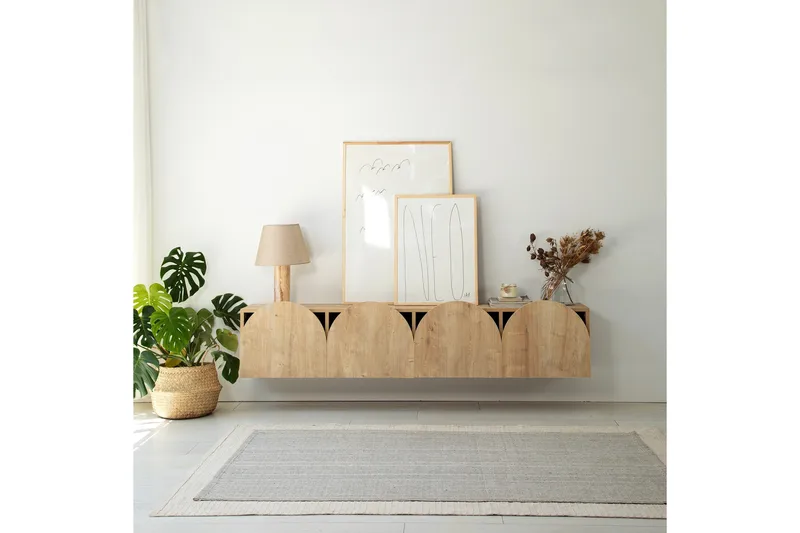 Mesta Tv-bänk 180 cm - Ek - Möbler - Vardagsrum - Tv-möbler & mediamöbler - Tv-bänkar