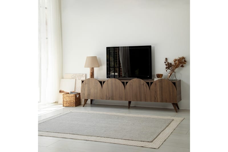 Mesta Tv-bänk 180 cm - Valnöt - Möbler - Vardagsrum - Tv-möbler & mediamöbler - Tv-bänkar