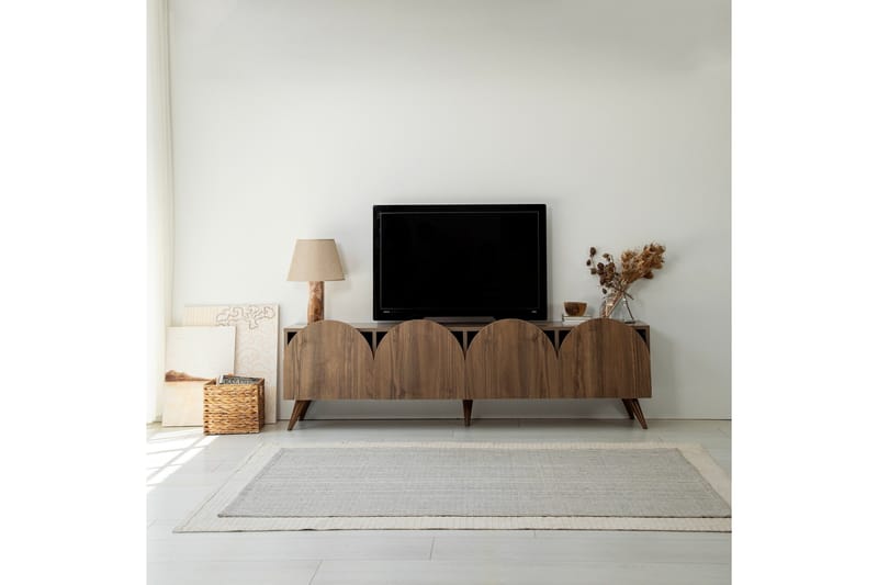 Mesta Tv-bänk 180 cm - Valnöt - Möbler - Vardagsrum - Tv-möbler & mediamöbler - Tv-bänkar