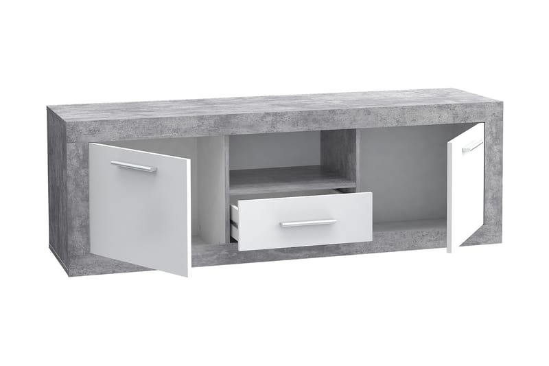 MILAKOVIC TV-Bänk 148 cm Grå - Möbler - Vardagsrum - Tv-möbler & mediamöbler - Tv-bänkar