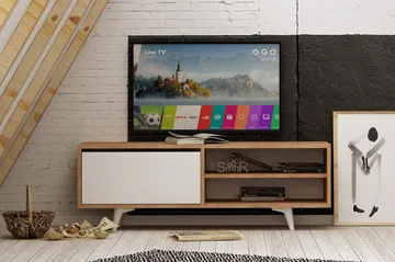 Mod Design Mediaförvaring 120 cm - Trä/Vit - Möbler - Vardagsrum - Tv-möbler & mediamöbler - Tv-bänkar