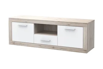 Mohaned TV-Bänk 148 cm - Brun/Vit - Möbler - Vardagsrum - Tv-möbler & mediamöbler - Tv-bänkar