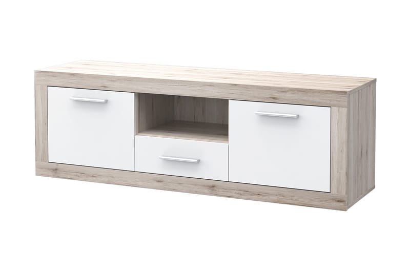 Mohaned TV-Bänk 148 cm - Brun/Vit - Möbler - Vardagsrum - Tv-möbler & mediamöbler - Tv-bänkar