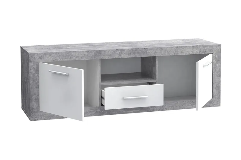 Mohaned TV-Bänk 148 cm - Grå - Möbler - Vardagsrum - Tv-möbler & mediamöbler - Tv-bänkar