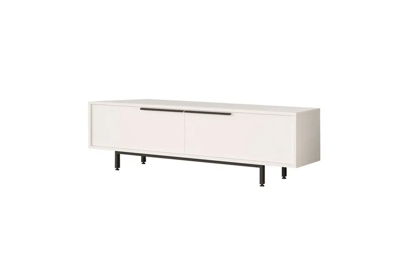 Munish Tv-bänk 160 cm - Vit - Möbler - Vardagsrum - Tv-möbler & mediamöbler - Tv-bänkar