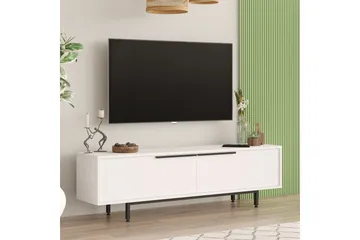 Munish Tv-bänk 160 cm - Vit - Möbler - Vardagsrum - Tv-möbler & mediamöbler - Tv-bänkar