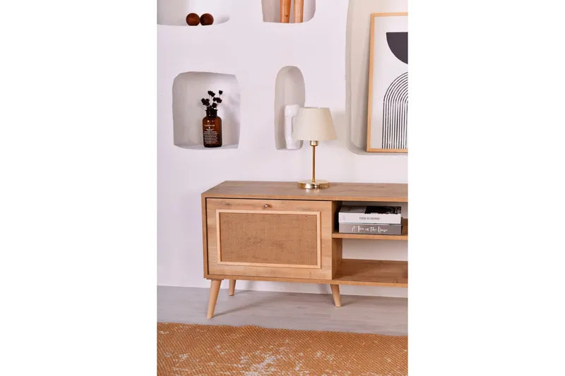 Munnia Tv-bänk 180 cm - Ek - Möbler - Vardagsrum - Tv-möbler & mediamöbler - Tv-bänkar