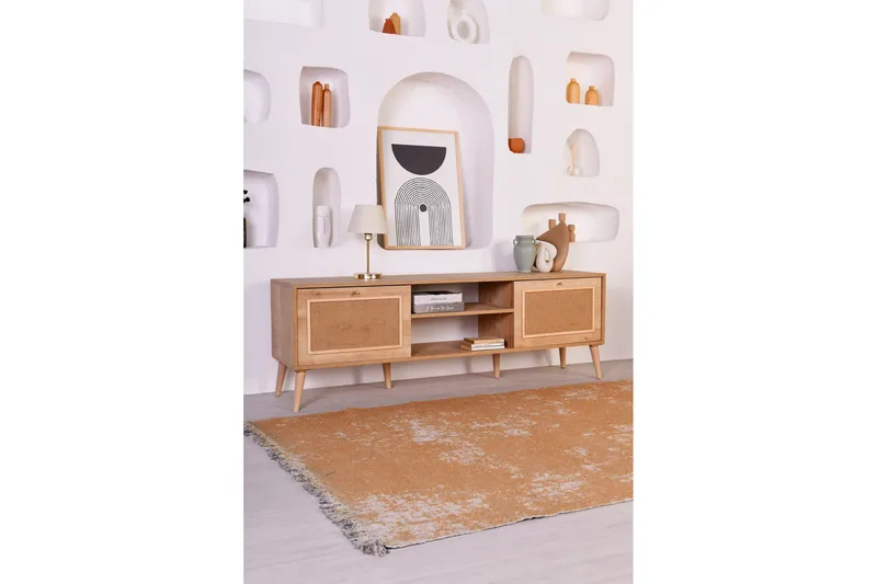 Munnia Tv-bänk 180 cm - Ek - Möbler - Vardagsrum - Tv-möbler & mediamöbler - Tv-bänkar