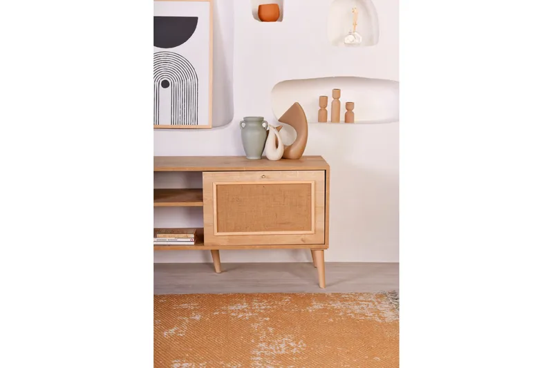 Munnia Tv-bänk 180 cm - Ek - Möbler - Vardagsrum - Tv-möbler & mediamöbler - Tv-bänkar