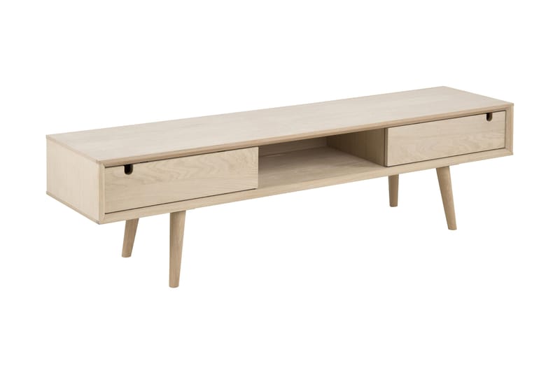 Myrviken TV-bänk 160 cm - Vitpigmenterad Ek - Möbler - Vardagsrum - Tv-möbler & mediamöbler - Tv-bänkar