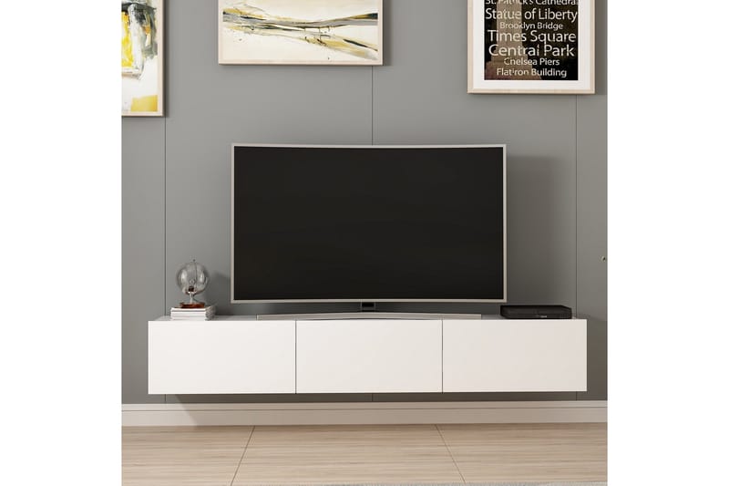 Nako Tv-bänk 180 cm Vit - Möbler - Vardagsrum - Tv-möbler & mediamöbler - Tv-bänkar