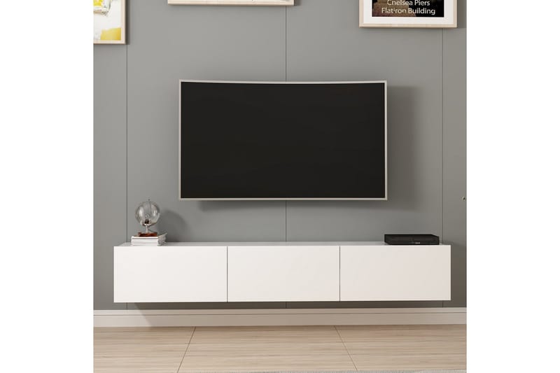 Nako Tv-bänk 180 cm Vit - Möbler - Vardagsrum - Tv-möbler & mediamöbler - Tv-bänkar