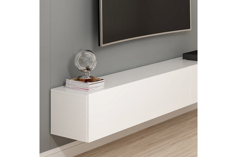 Nako Tv-bänk 180 cm Vit - Möbler - Vardagsrum - Tv-möbler & mediamöbler - Tv-bänkar
