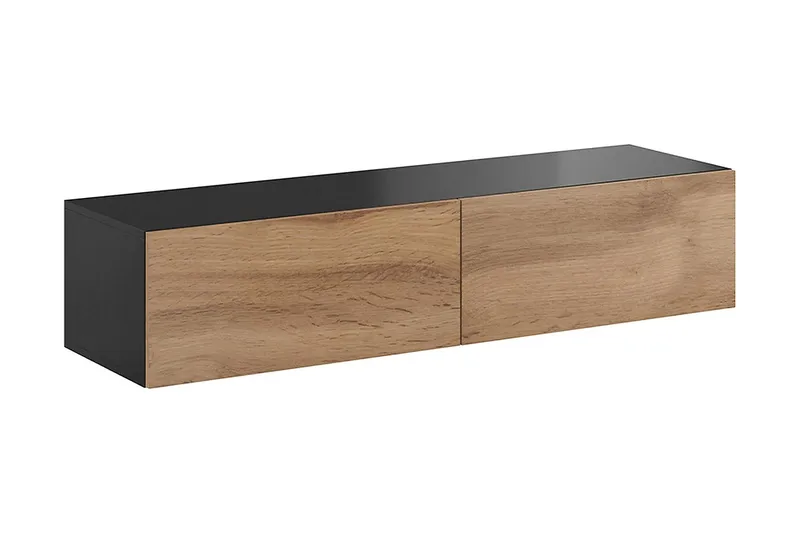 Narbonne Tv-skåp 140 cm, Natur/Svart