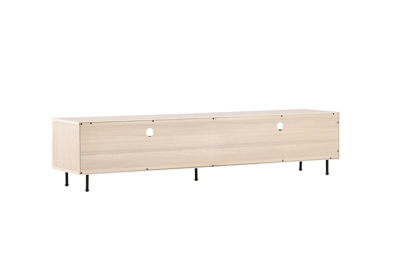 Navarra Golvstående Tv Bänk 180 cm med Förvaring i Målat Trä - Beige - Möbler - Vardagsrum - Tv-möbler & mediamöbler - Tv-bänkar