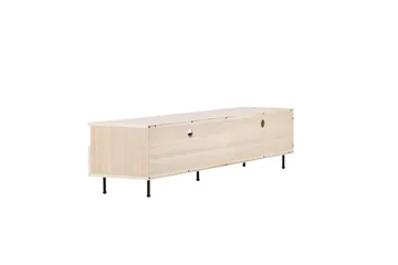 Navarra Golvstående Tv Bänk 180 cm med Förvaring i Målat Trä - Beige - Möbler - Vardagsrum - Tv-möbler & mediamöbler - Tv-bänkar