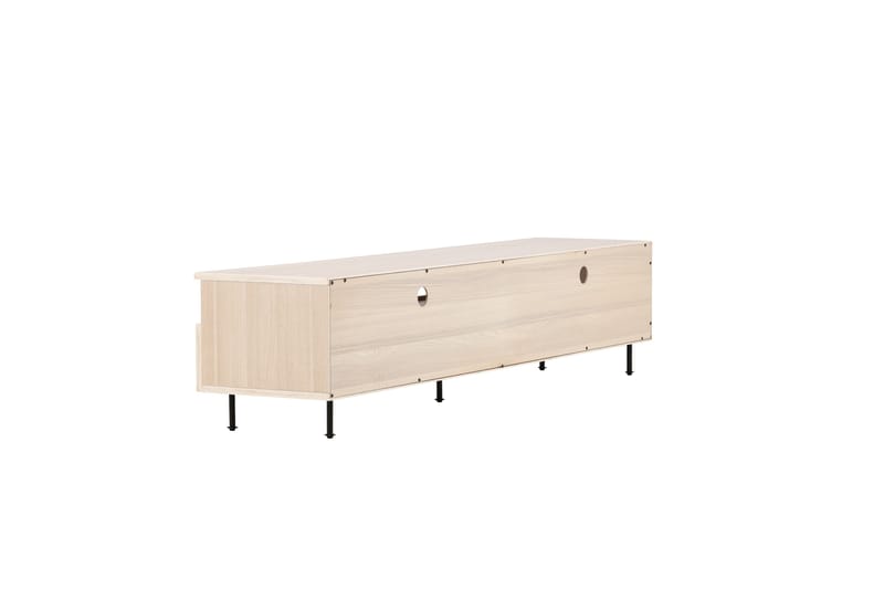 Navarra Golvstående Tv Bänk 180 cm med Förvaring i Målat Trä - Beige - Möbler - Vardagsrum - Tv-möbler & mediamöbler - Tv-bänkar