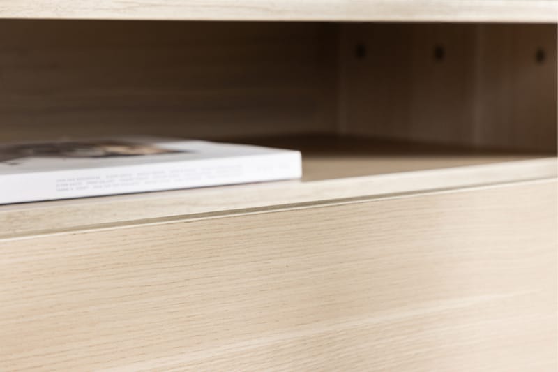 Navarra Golvstående Tv Bänk 180 cm med Förvaring i Målat Trä - Beige - Möbler - Vardagsrum - Tv-möbler & mediamöbler - Tv-bänkar