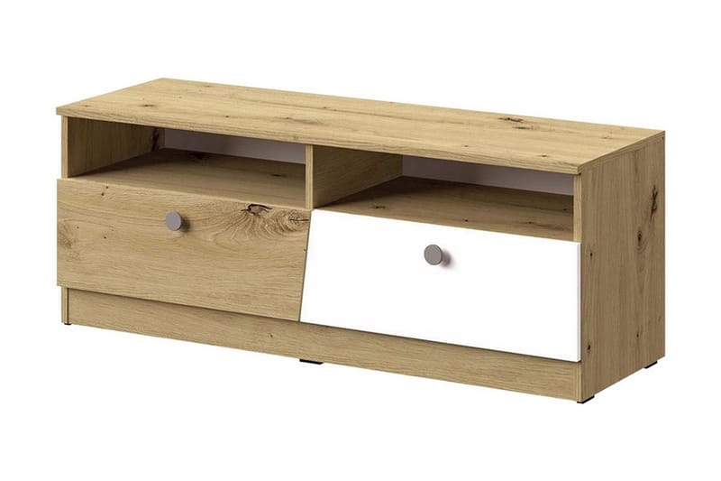 Nero Tv-bänk 120 cm - Natur/Vit/Grå - Möbler - Vardagsrum - Tv-möbler & mediamöbler - Tv-bänkar