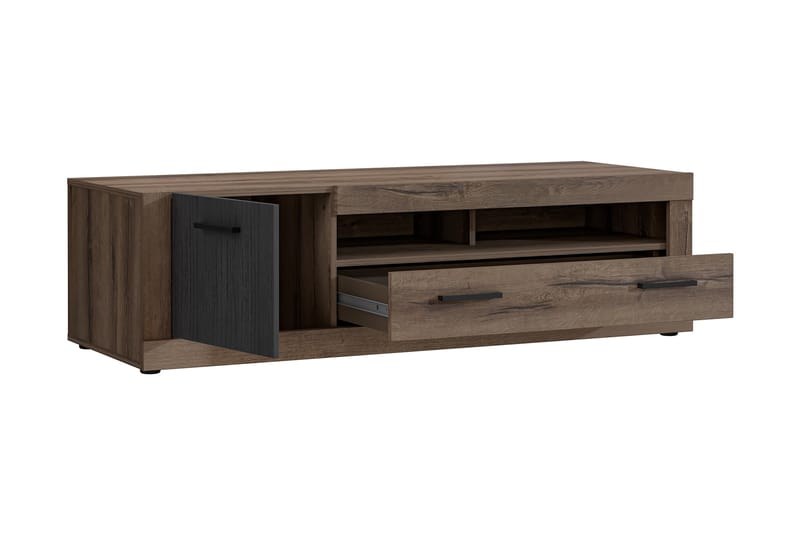 NICULITEL Vitrinskåp 41x93 cm Brun - Möbler - Vardagsrum - Tv-möbler & mediamöbler - Tv-bänkar