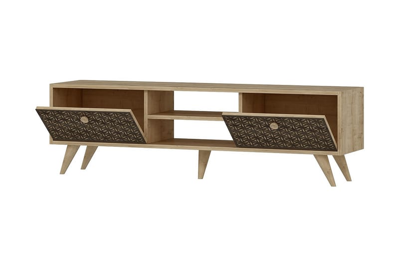 NORLAND Tv-bänk 150 cm Ljus Natur - Möbler - Vardagsrum - Tv-möbler & mediamöbler - Tv-bänkar