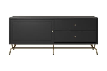 Nova Golvstående TV-bänk 150 cm med Förvaring i Målat Trä - Svart - Möbler - Vardagsrum - Tv-möbler & mediamöbler - Tv-bänkar
