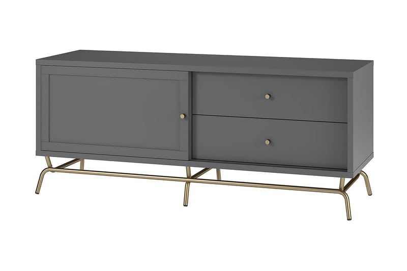 Nova Tv-bänk 150x48 cm Grafitgrå - CosmoLiving - Möbler - Vardagsrum - Tv-möbler & mediamöbler - Tv-bänkar