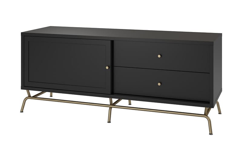 Nova TV-bänk 150x50 cm Svart - CosmoLiving - Möbler - Vardagsrum - Tv-möbler & mediamöbler - Tv-bänkar