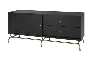 Nova TV-bänk 150x50 cm Svart - Möbler - Vardagsrum - Tv-möbler & mediamöbler - Tv-bänkar
